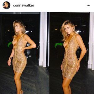 HouseofCB Anouk chain dress